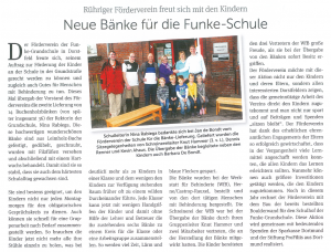 ProFiliis ermöglicht Bau einer Boulderwand an der Funke-Grundschule