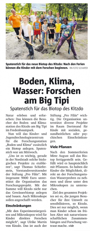 Forschen am Big Tipi