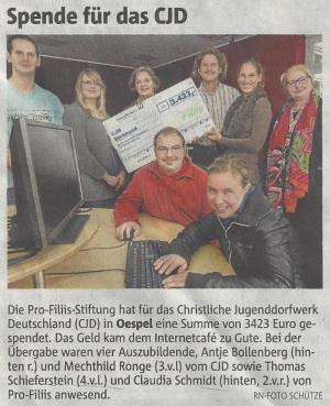 Internetcafé für das CJD