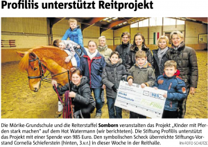 Reittherapie an der Mörike-Grundschule