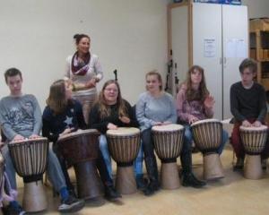 Percussion-Kurs für Schule am Marsbruch