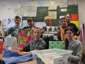 Schülerfirma "Stoffträume" - "Es Rockt!" an der Wilhelm-Rein-Schule