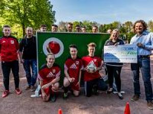 Torwand-Bau bei den Sportfreunden Sölderholz