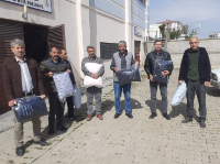 Schlafsäcke für Erdbebenopfer in der Türkei